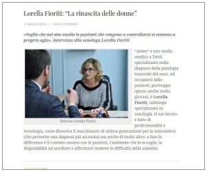 Intervista Lorella Fioriti